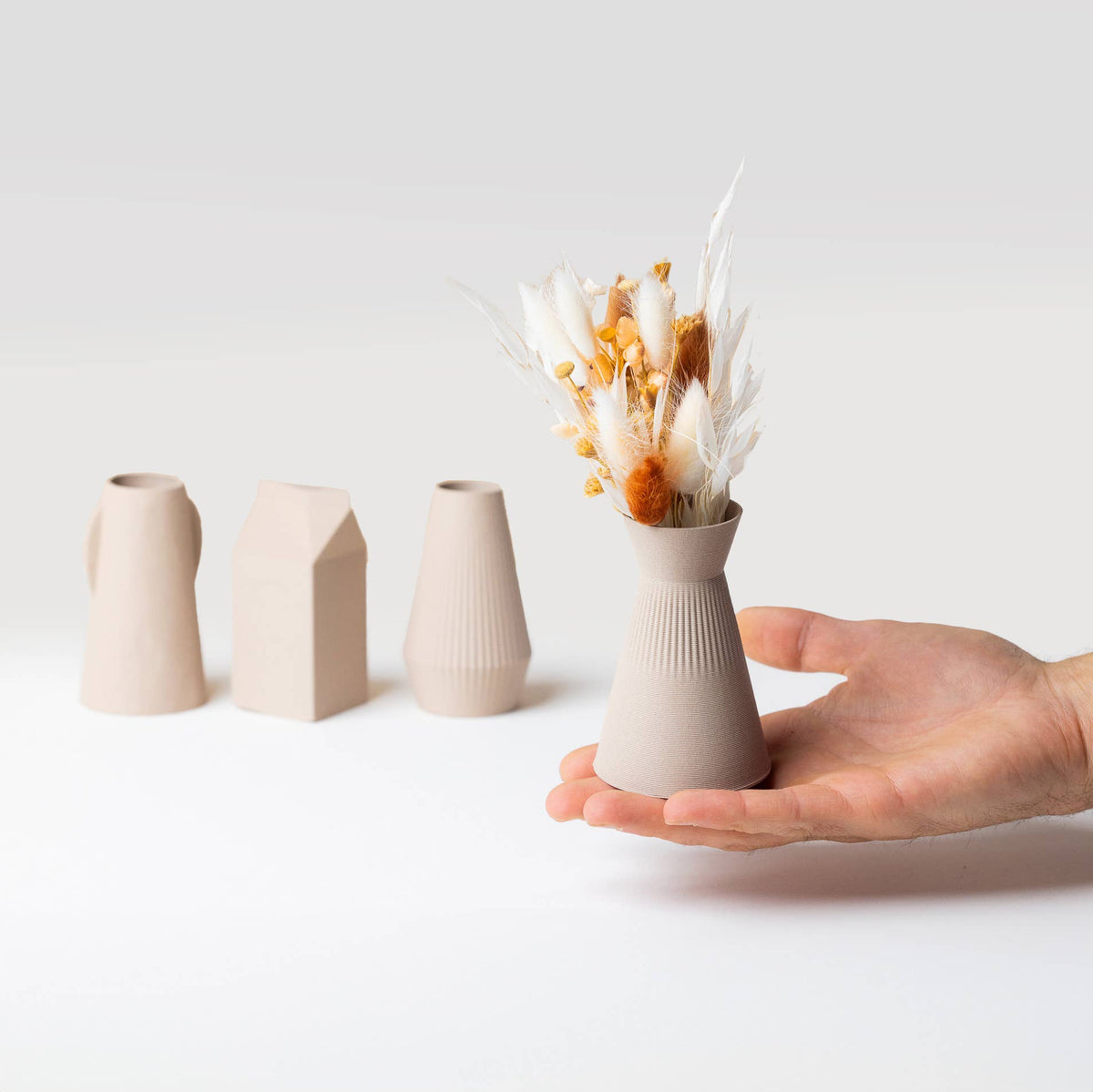 Set of Mini vases - Wood based - Plastic free