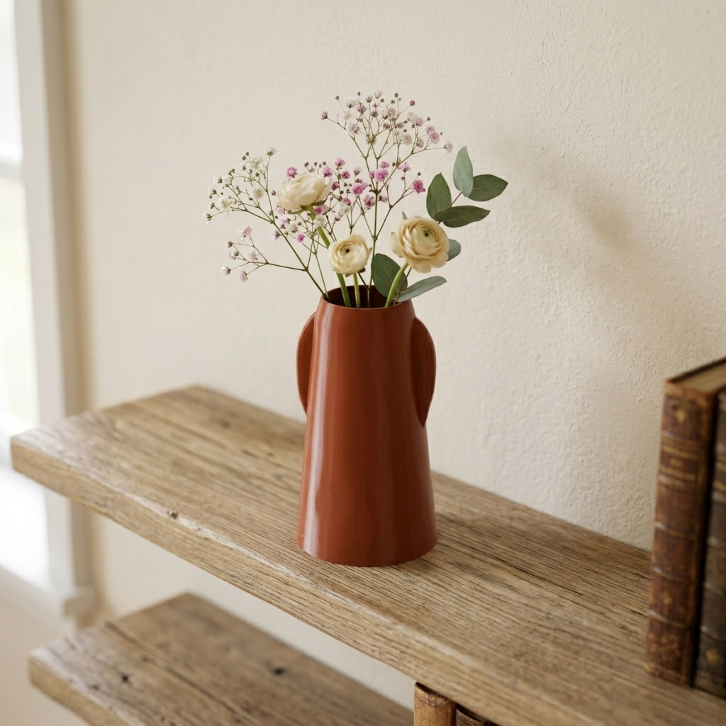 Watertight Vase - Plant based - Earthy colors - Sculpt