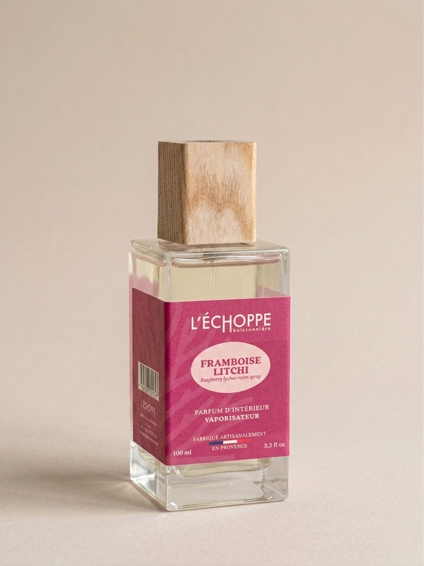 Aviečių ir ličio namų kvapo purškiklis (100 ml)
