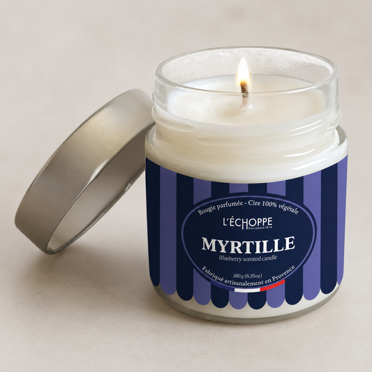 Mėlynių aromato – Kvapni žvakė (180g)