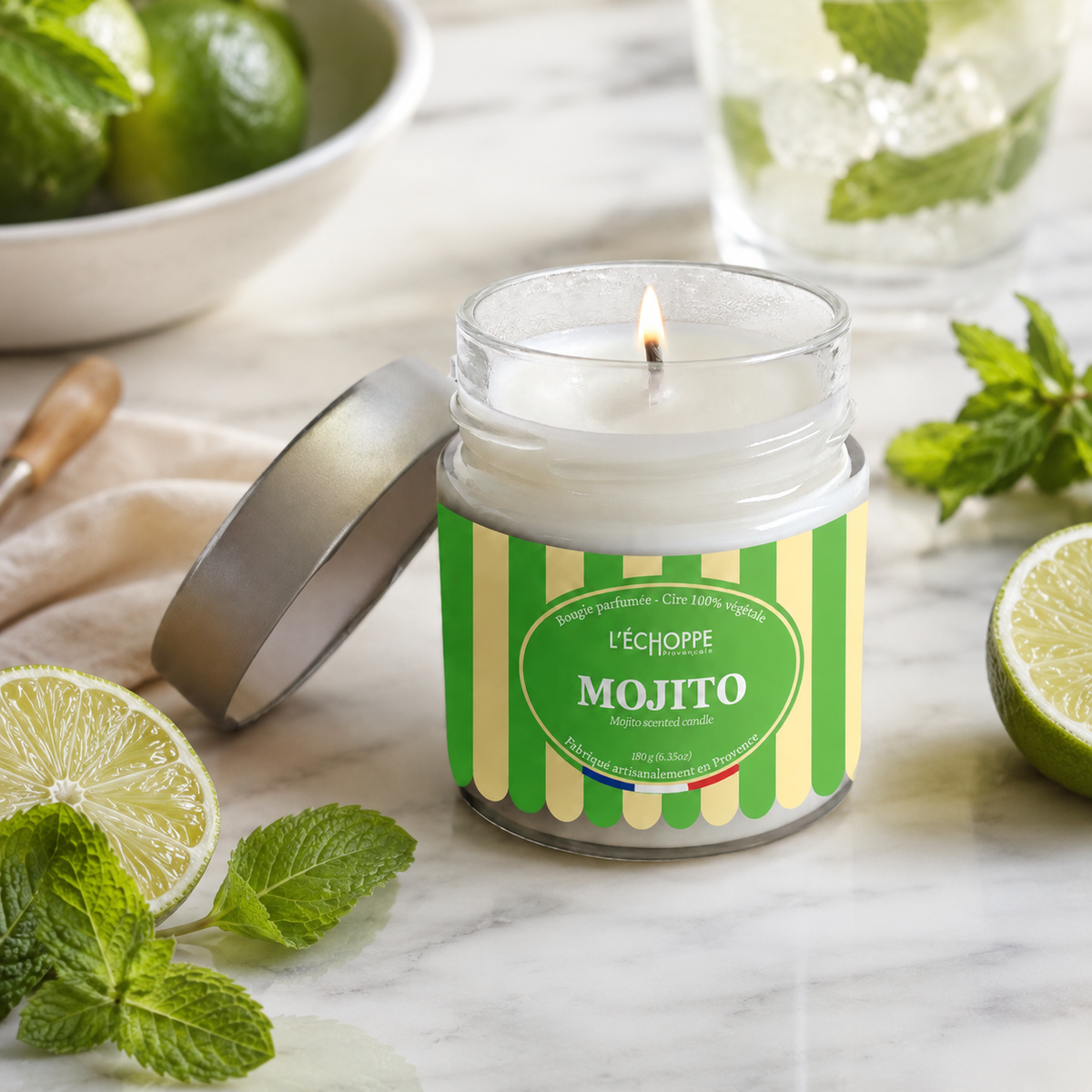 Mojito aromato – Kvapni žvakė (180g)
