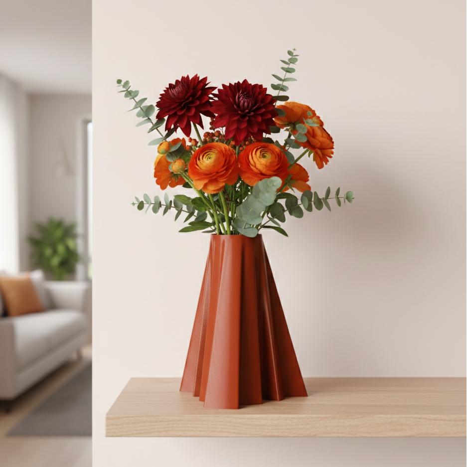 Watertight Vase - Plant based - Earthy colors - Aero